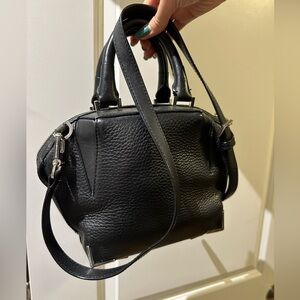 Authentic Alexander Wang Mini Emile Crossbody Bag - Silver Hardware